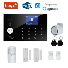 Tuya SmartLife ZXG30 GSM WIFI Touch System 433MHz Home Burglar Alarm Kit
