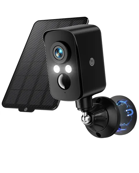 Cellular Security Camera Wireless Outdoor, No WiFi Need, Battery & Solar Powe...