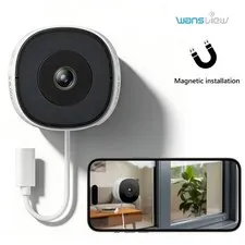 Wansview Window Camera 2.4G/5G WIFI Security Camera System Color Night Vision 2K