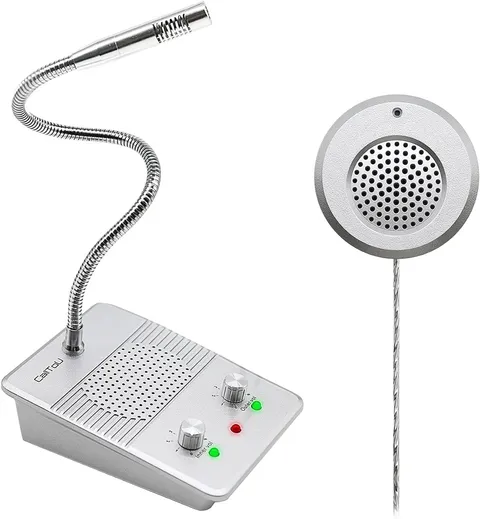 Window Speaker Intercom System,Anti-Interference Intercommunication Talk Through