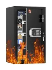 [2026 Upgraded] -35 Min Real Fireproof Safe-3.6 Cu Ft Large Safe for Home Use...