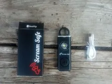 scream safe personal alarm (And Flashlight) USB Rechargeable 