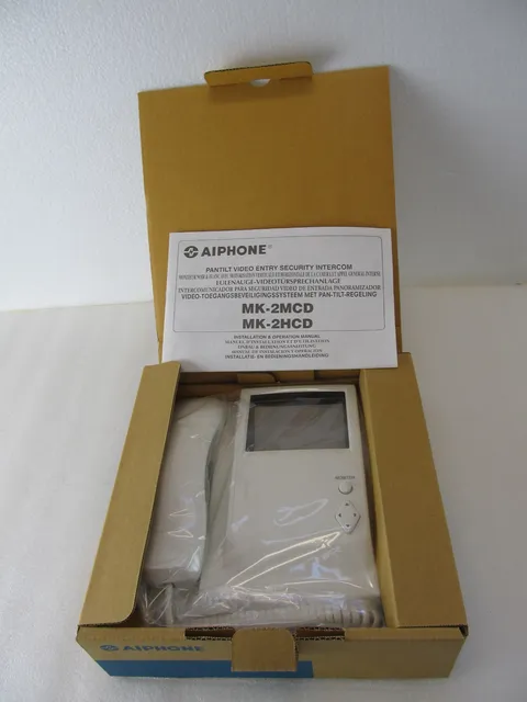 AiPhone MK-2HCD SUB PanTilt Video Entry Security Intercom System Monitor NEW