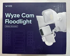 Wyze Cam Floodlight, Wired 1080p HD IP65 Outdoor Smart Security Camera, WYZEC3FL