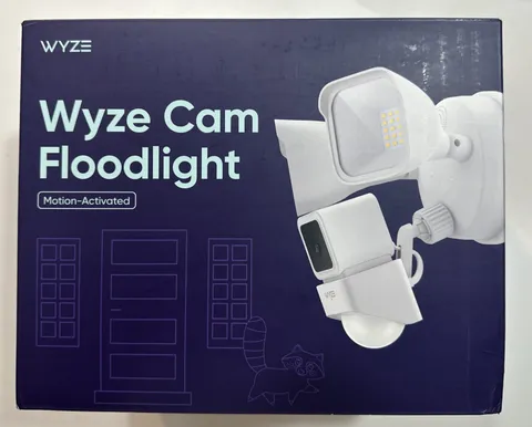 Wyze Cam Floodlight, Wired 1080p HD IP65 Outdoor Smart Security Camera, WYZEC3FL