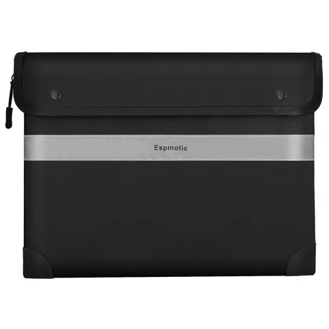 Fireproof Document Bag – 5200°F Heat-Resistant, 14.2" x 10.6" Waterproof Mone...