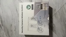 Wireless Wi‑Fi Outdoor Camera 2-Pack 1080p Model 3550 Google Home