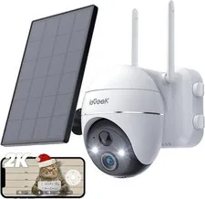 ieGeek Security Camera,Outdoor Wireless WiFi Solar Battery Powered Surveillance