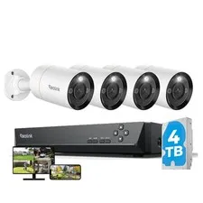 Reolink 1212A 12MP PoE Security Camera System 12CH NVR 2TB HDD Smart Detection