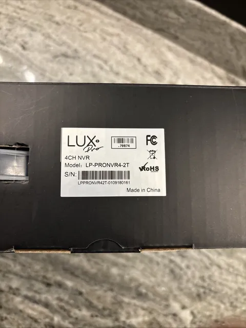 Lux 4ch NVR