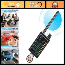 Hidden Camera & Bug Detector, Recording Device Finder, Car Tracker Sweeper