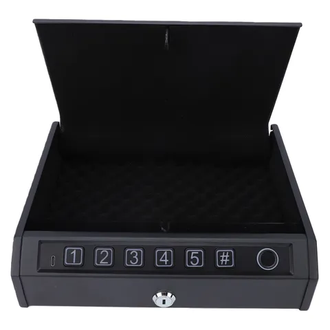 Portable Safe Box Triple Access Compact Emergency Storage V1