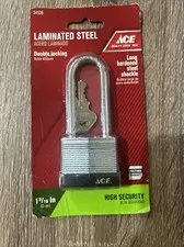 Ace Lock Laminated Steel Double Locking Long Shackle