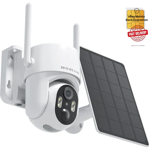 Waterproof Solar Security Camera - 4G LTE with Two-Way Audio, Full Coverage