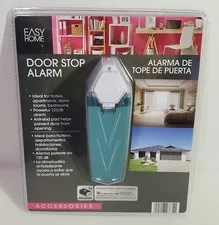 Easy Home Door Stop Alarm, Ant-Skid Pad, NEW 