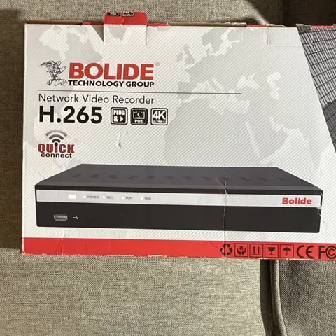 Bolide Network Video Recorder 4K NDAA Compliant H.265+ AI Face Recognition POE