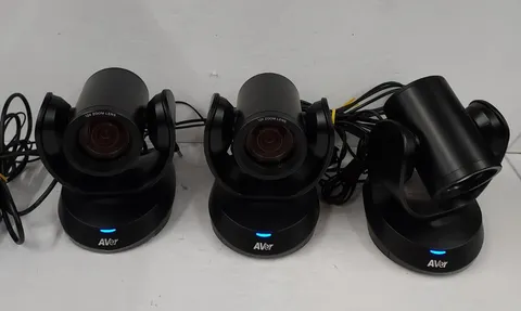 AVER CAM520 PRO  Conference Camera W/ Remote & Power Supply  (Lot Of 3)