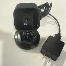 Blink Mini Indoor 1080p HD Security Camera Black w/ Power Adapter - Tested