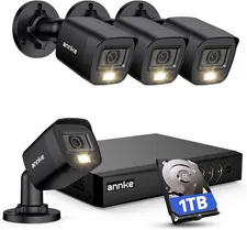 8CH H.65+ 3K Lite Wired Security Camera System with AI Human/Vehicle Detection,