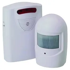 Wireless Driveway Alert System 400 Feet Range - Requires 9V & 3C Batteries