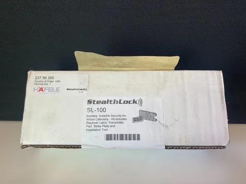 StealthLock SL-100 , Battery Powered RF Cabinet Lock Set - Brand New