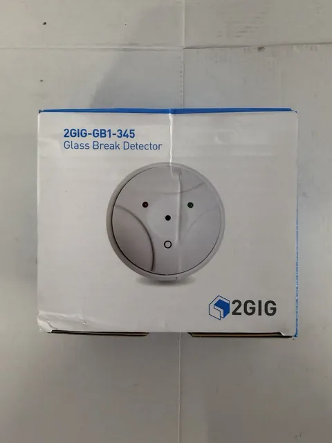 2GIG GB1-345 Glass Break Detector – Wireless 345 MHz Alarm Sensor - Lot of 2 pcs