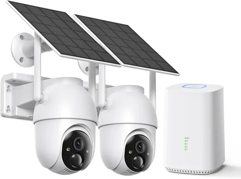 4MP Solar Security Camera Wireless Outdoor No Subscription