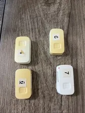 Lot of 4 GE Interlogix Wireless Door Window Sensors 319.5MHz Simon Concord Caddx
