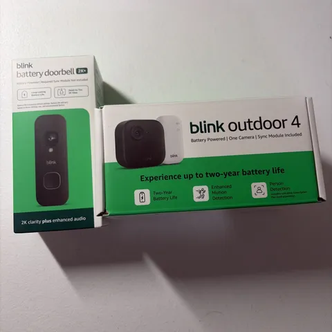 Blink Outdoor 4 Wireless Camera & Video Doorbell NEW