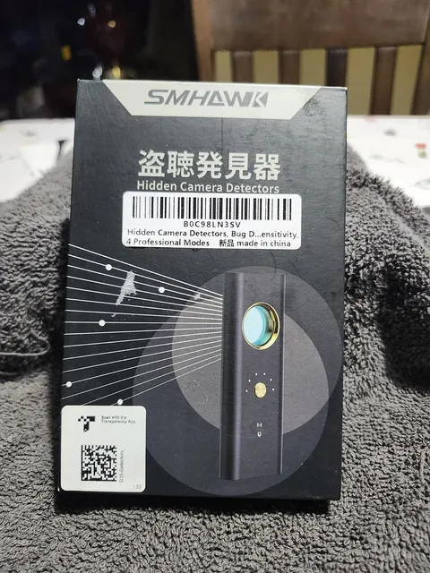 SMHAWK Hidden Camera Detector & Bug Finder - 4 Professional Modes - New in Box
