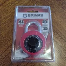 BRINKS Standard Security 1-7/8" Dial Combination Padlock New