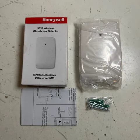 Honeywell 5853 White 25-foot Range Wireless Acoustic Glass Break Detector