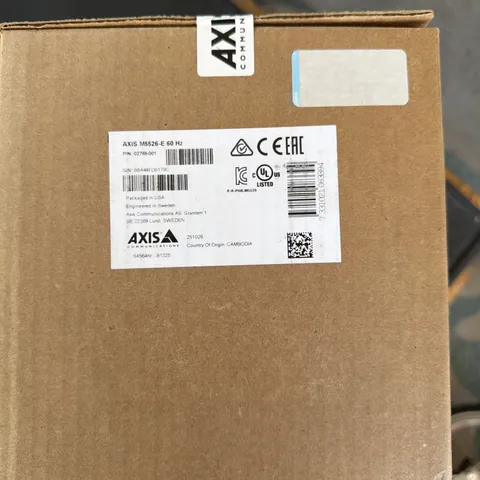 AXIS M5526-E 4MP PTZ Outdoor IP66 PoE Network Camera 10x Zoom Deep Learning DPLU