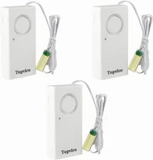 Water Leak Sensor Detector Flood Alarm for Basement RV Moisture 120Db Work Alone