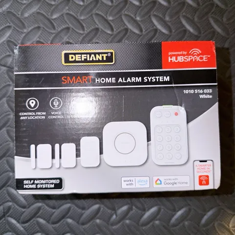 Defiant Wi‑Fi Voice Control Self Monitored Alarm Kit White 1010 516 033