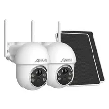 ARCCTV Wireless Security Camera System Solar Battery Outdoor Audio Night Vision