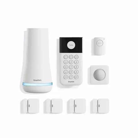 SimpliSafe 8 Piece Wireless Home Security System Optional 24/7 Professional