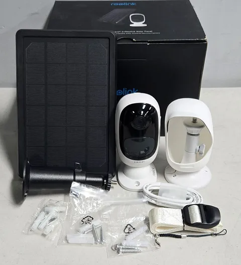 Reolink Argus 2 Wire-Free 1080p Full HD Weatherproof Rechargeable Camera Solar