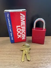 American Lock Safety Series Padlock A1105RED KD