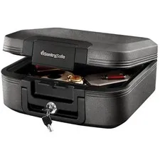 Charcoal Gray Fireproof Money Safe 0.28 Cu Ft