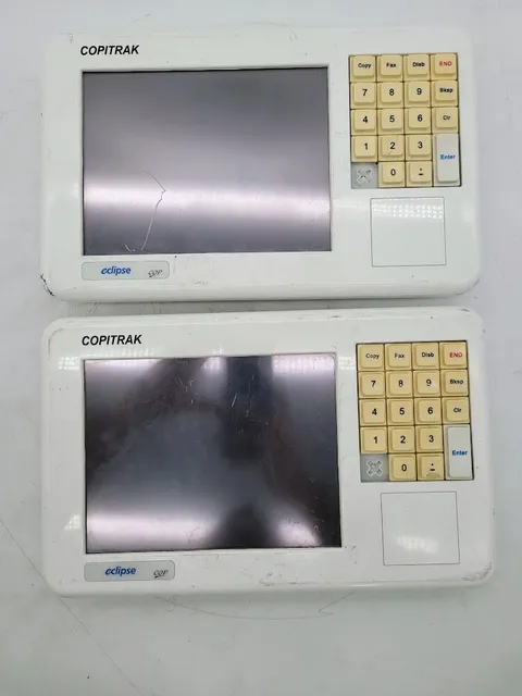 Lot of 2 Copitrak eclipse cop Model: ECL FAX TERMINAL