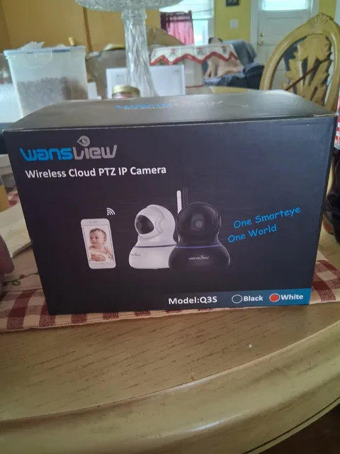 WANSVIEW Q3S 1080P Wireless PTZ IP Camera One Smarteye One World Black - NEW