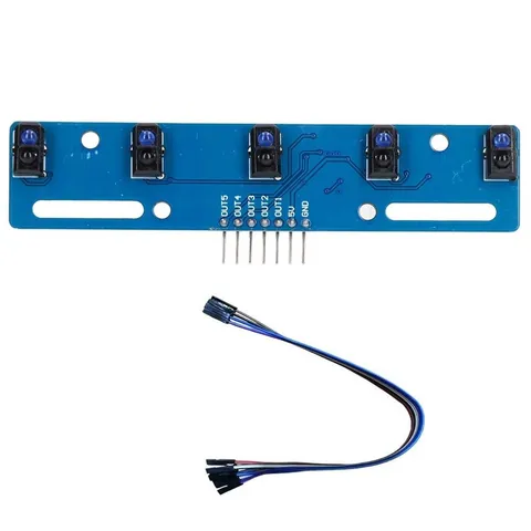 5 Way Tracking Sensor TCRT5000L - Infrared Reflection Module Photoelectric fo...
