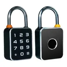 Multiple Access Intelligent Password Fingerprints Padlock For Lockers Suitcases