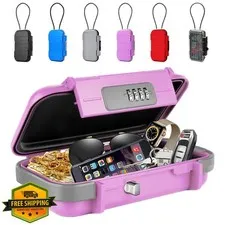 BKNOOU Portable Safe Purple