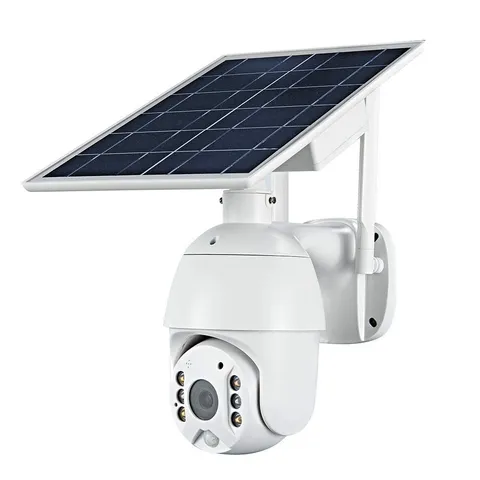 100% Wire-Free Wireless Rechargeable Battery Solar Powered Outdoor 1080P Pan ...