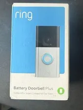 Ring Battery Doorbell Plus 1536p HD+ Video/ Head-to-Toe View (Brand-New In Box)