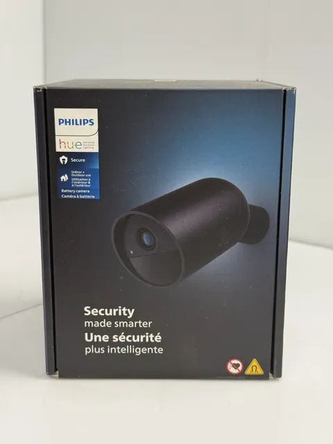 Philips Hue Secure Battery Camera, Black
