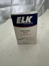ELK Products  ELK-71 Echo Self-Contained Interior Siren, White, 100db (new)