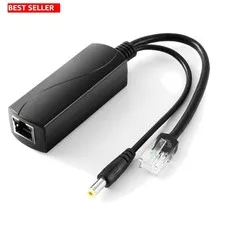 Compact IEEE 802.3af/at PoE Splitter, 12V 2A for Smarter Home Security Systems
